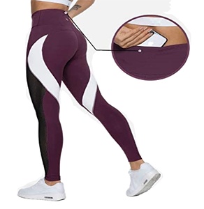 Custom Vendor Printed Logo High Waist Women's Yoga <b>Pant</b> <b>Mesh</b> Workout Gym Legging Sets Scrunch Butt Fitness Wear Tights For Women - Product Image 1