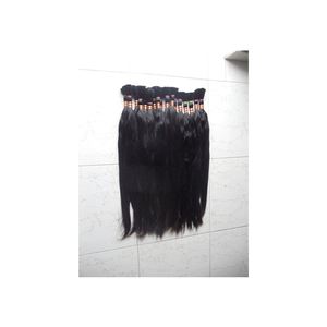 Extensions de cheveux humains Remy de haute qualité couleur naturelle origine indienne pour l'approvisionnement en vrac - Product Image 1