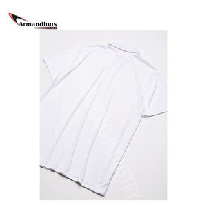 Camiseta de polo de golf con logotipo personalizado para hombre con patrón sólido Jugadores de diseño de fábrica al por mayor para cuello de camiseta de polo - Product Image 4