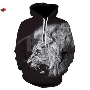 เสื้อฮู้ดผู้ชายผ้าโพลีเอสเตอร์100% มีฮู้ดพิมพ์ซับลิเมชันสำหรับกีฬาฤดูหนาวออกแบบโลโก้ได้ตามต้องการ - Product Image 3