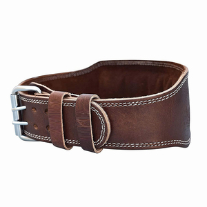High Quality Leather Weight Lifting Belts Gym Fitness Workout Wear <b>Back</b> <b>Support</b> Training Weightlifting Belts - Product Image 4
