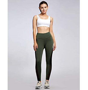 Premium Warm High Waist Women's Yoga Pant Mesh Workout Fitness Running Leggings Set Scrunch Butt Jogging Wear Tights For Women - Product Image 4