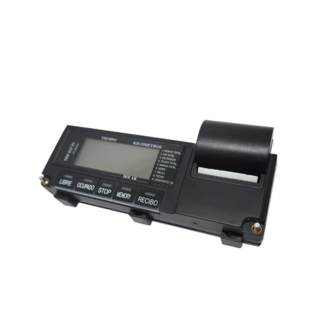 New Condition Auto Meter Small Size LED LCD Speedometer Printer Display Function Taximeter Meter Manufacturing Purpose