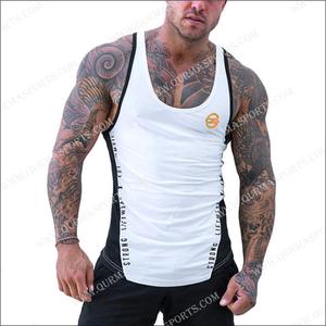 Camiseta sin mangas de gimnasio transpirable de talla grande, ropa de entrenamiento informal cómoda para entrenamiento de levantamiento de pesas, chaleco de tirantes de punto - Product Image 5