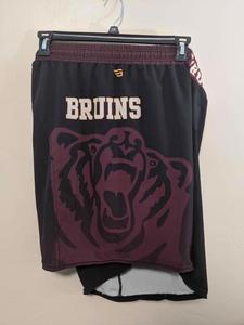 Custom Made Sublimated Sportswear Unisex <b>Shorts</b>-Elastic Waist 100% Polyester Satin Casual Quick Dry - Product Image 3