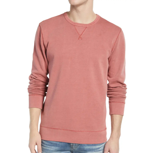 Vente en gros de sweats à capuche en coton 100% à col rond, unis, personnalisés, doublés de polaire pour hommes, pour l'hiver - Product Image 1