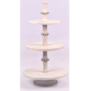 Trendy Decorative 3 Tier Cake And Dessert Pedestal Display - Cake Stand At Wholesale Price