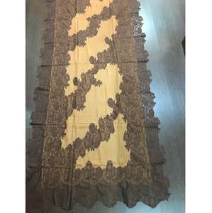 Dernier style fantaisie en dentelle, 100% cachemire, super doux, châle moyen, usage quotidien, multi-usage pour femmes - Product Image 6