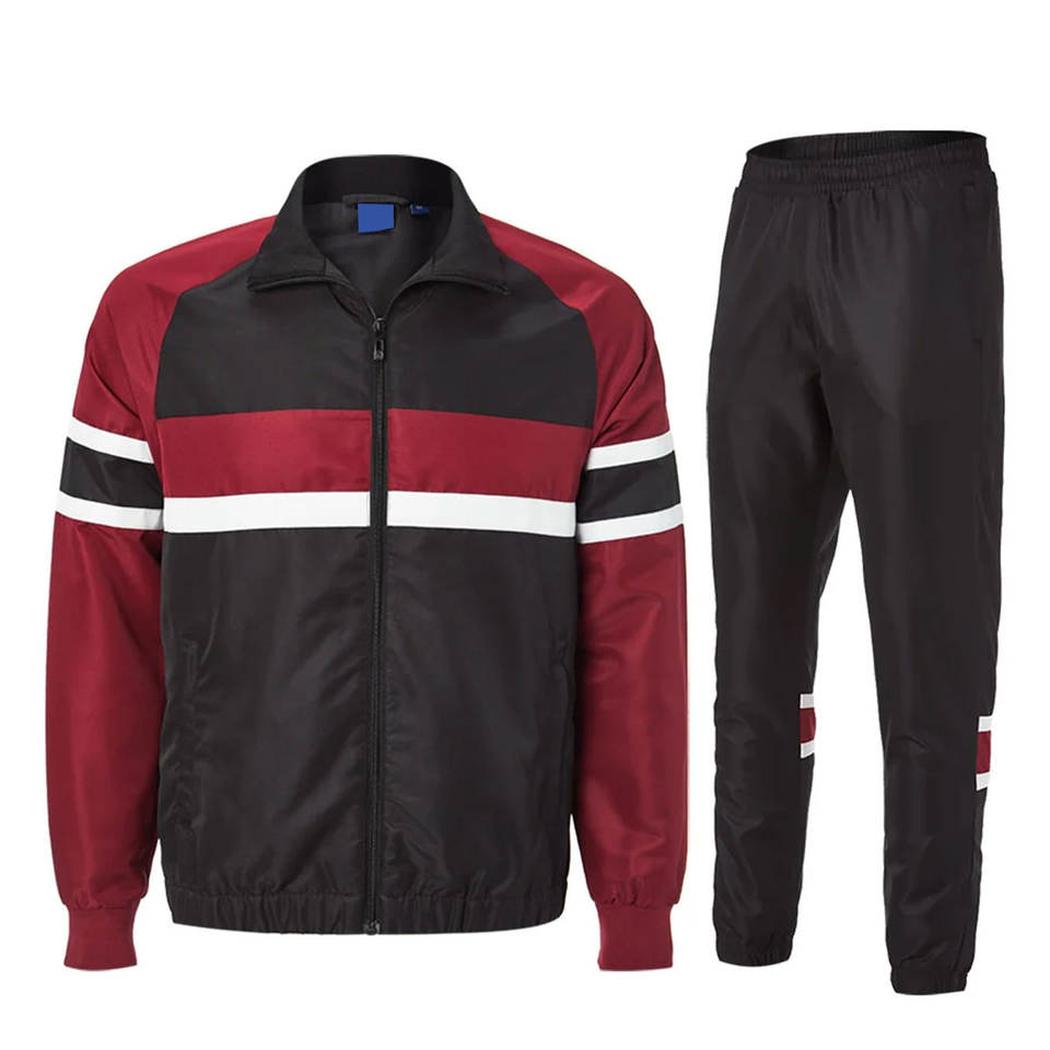 Wholesale Factory Price Mens Jogging Tracksuit 100 Percent High Quality Sportswear Set For Training And Casual Wear