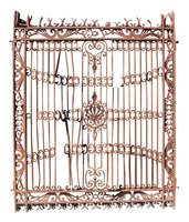 Puertas de entrada de interior de hierro forjado, puertas de doble puerta de estilo italiano antiguo, retro, fabricantes de la India