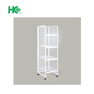 Estante de periódico comercial de metal portátil ajustable - Product Image 4