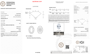 Diamant ovale de 5 carats cultivé en laboratoire, clarté VS2, couleur F, taille excellente, certifié, dureté 10 Mohs, diamant en vrac pour bijoux - Product Image 2