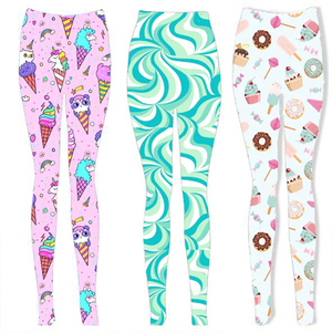 Mallas de Yoga transpirables personalizadas para mujer, pantalones de Yoga de alta calidad, mallas deportivas de secado rápido de Color sólido - Product Image 4