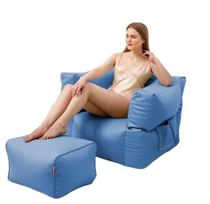 Fabrik preis Großhandel Sitzsack Sofa Stuhl Outdoor Soft Sitzsack Tasche Wasserdicht Adult Portable Lazy Sitzsack