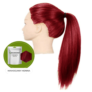 Arshia Fast Action Herbal Mahogany <b>Henna</b> for Grey Chemical-Free Triple Refined Semi-Permanent <b>Powder</b> Hair Color Long Lasting - Product Image 2