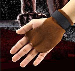 Agarres de mano de carbono de 3 agujeros para entrenamiento, levantamiento de pesas, Fitness cruzado - Product Image 5