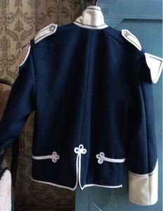 Hombres al aire libre impermeable a prueba de viento requisito personalizado estilo Hussar negro 100% chaquetas de lana - Product Image 4