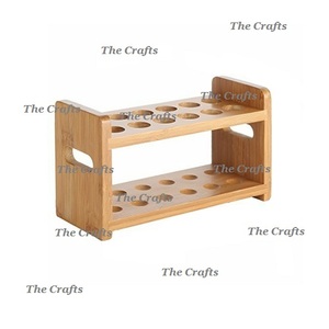 Exclusivo Soporte para Tazas y Vasos de Dos Niveles, Soporte de Madera para Tazas y Vasos para Accesorios de Cocina - Product Image 1