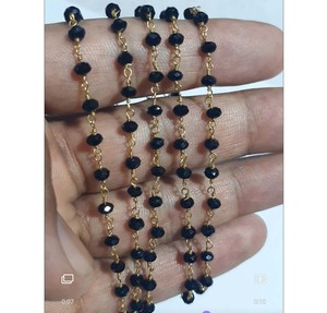 Haute Qualité Aigue-Marine Rondeau À Facettes Chapelet Perles Chaîne Top Couleur Mala Bijoux Perles HARI OM CRÉATIONS HRMC 6962 Inde - Product Image 3