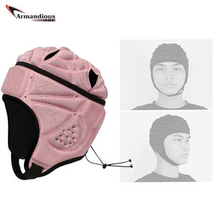 High Quality Durable Soccer Goalie Helmet Soft <b>Padded</b> <b>Rugby</b> Headgear EVA Material Football Helmet with Face Pattern Style - Product Image 5