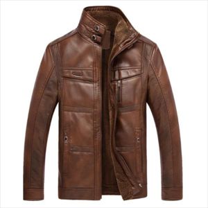 Chaqueta parka de cuero genuino con diseño elegante - Product Image 5