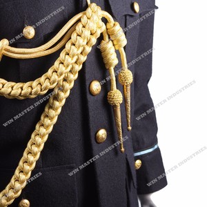 Aiguillette de cérémonie | Aglet d'uniforme de club de cordons d'épaule d'infanterie de cérémonie - Product Image 3