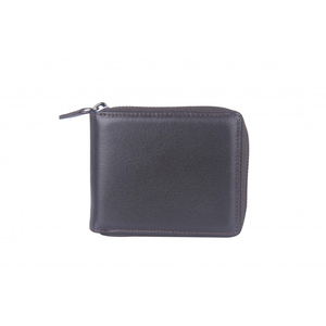 Genuine Leather <b>Small</b> Zipper Pocket Coin Case <b>Men's</b> <b>Wallet</b> Made in Turkey - Product Image 5