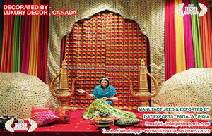 Zari telón de fondo cortinas para Sangeet ceremonia hermosa Sangeet ceremonia etapa telón de fondo cortinas Punjabi Mehndi etapa Bacdrops - Product Image 5