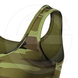 Camiseta de estilo Triumph para mujer, Top de camuflaje verde, camiseta sin mangas personalizada - Product Image 4