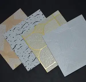 Pvc Gypsum Board Waterproof PVC Gypsum Manufacturers PVC Ceiling Tiles Interior Design Vinyl Faced PVC Gypsum Ceiling Board