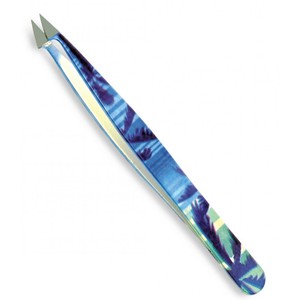 Premium Top selling Good quality stainless steel beauty <b>tools</b> eyebrow tweezers Super latest design print tweezer - Product Image 5