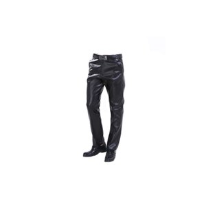 Pantalon unisexe léger en cuir PU coupe-vent, séchage rapide, respirant, haute qualité, entièrement personnalisable avec votre logo, jambe gauche couleur unie - Product Image 5