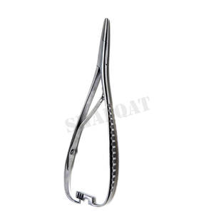 Soporte de aguja manual Mathieu de 14 cm, base de instrumento quirúrgico con inserto de carburo de tungsteno - Product Image 6