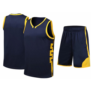 Maillot de basket-ball de haute qualité pour hommes, uniforme de basket-ball d'entraînement, short à Double poche personnalisé, combinaison de sport - Product Image 2