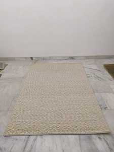 พรมขนแกะสี่เหลี่ยมแบบนอร์ดิกสานด้วยมือพรมปูพื้นผืนใหญ่สำหรับห้องครัวห้องนอนห้องนั่งเล่นชุดพรมสำหรับพื้นที่ซักได้ - Product Image 2