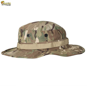 Nuevo producto de algodón de ala ancha pescador camuflaje cubo sombrero Casual Argyle patrón para escenas de caza de verano - Product Image 2