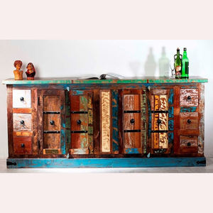 Bulk Wholesale Manufacturer Wholesaler <b>Retro</b> Reclaimed Recycled Barn Distress Wood <b>Furniture</b> Cabinet Living Room Kitchen Recycled <b>Furniture</b> - Product Image 1