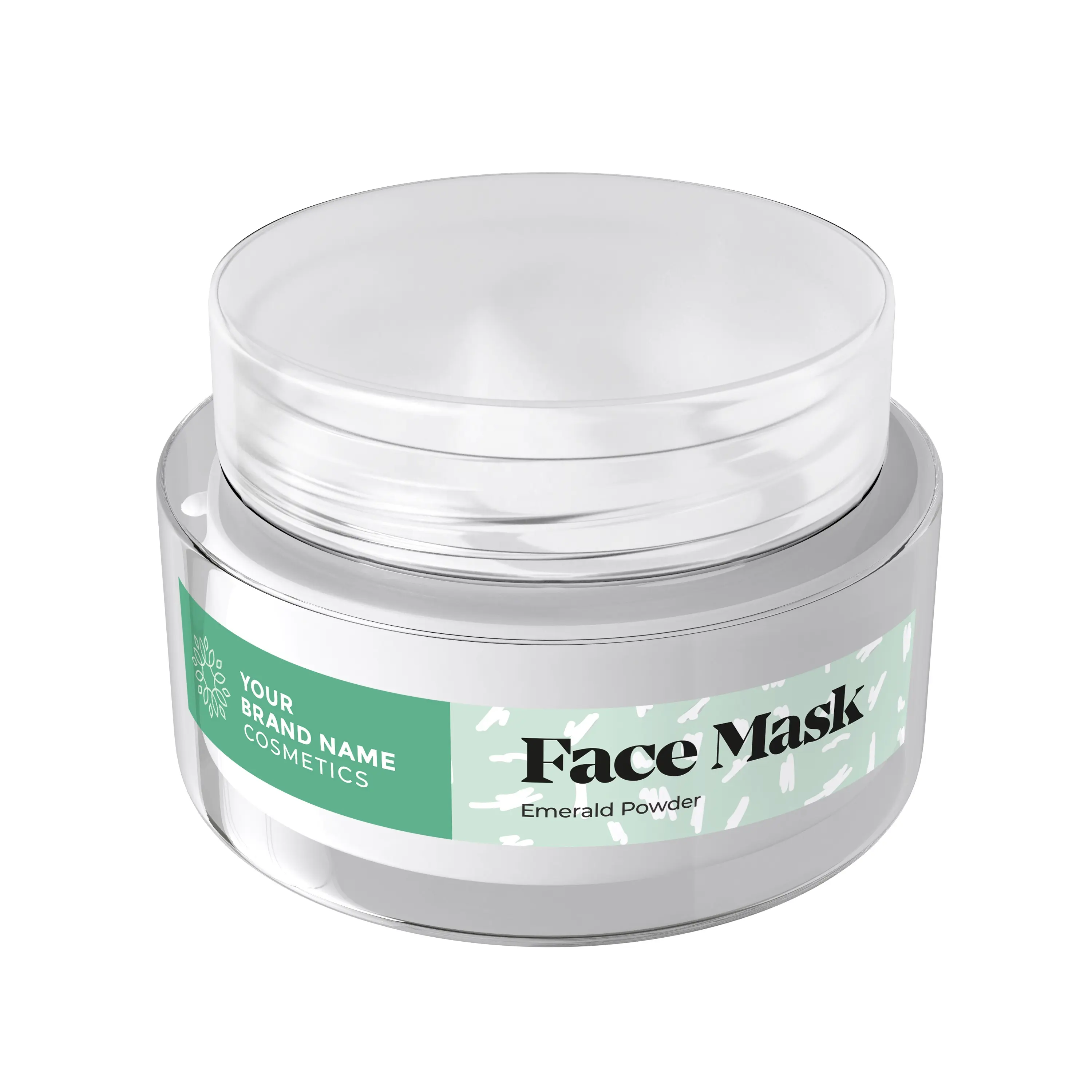 Anti-Vieillissement Émeraude Masque | 100% Produit naturel | Étiquette privée | Gros | En vrac | Fabriqué En Ue