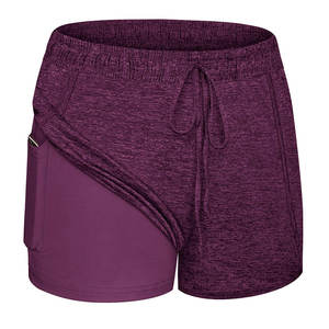 Ropa deportiva para mujer, pantalones cortos de malla para Yoga y gimnasio, color negro, 2023 - Product Image 1