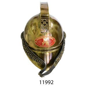 Premium Quality "MFB" German Brass Antique Plated Ancient Fireman Armor Helmet for Decoration Head Helmet - Product Image 5