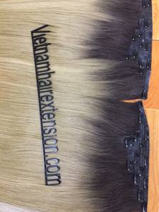 Extensiones de Cabello con Clip, Cabello Humano Vietnamita 100% Virgen Remy, Sin Tratamiento Químico, 100g - Product Image 5