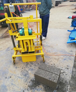 Máquina Semiautomática para Fabricar Bloques de Hormigón QT40-3C/QT2-45 Annaba, <span class=keywords><strong>Precio</strong></span> para Pequeñas Industrias - Product Image 3