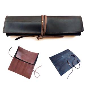 Mini sac en cuir pour couteaux de Chef, sachets de Chef faits d'usine, personnalisés, avec votre nom/logo, vente en gros - Product Image 1