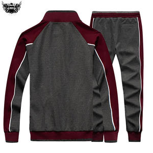 Professional Top Fashion High Quality 100% Polyester Men's Side Line Tracksuits Plus Size Winter <b>Sets</b> Breathable Eco-friendly - Product Image 4