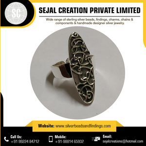 Nuevos anillos tribales de plata esterlina 925 de moda con ajuste de barra para boda y Aniversario - Product Image 4