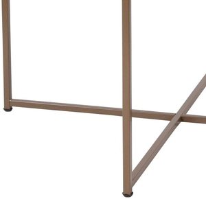 Modern Multifunctional Coffee <b>Table</b> with Tempered <b>Clear</b> Glass Top and Elegant Metal Frame for Living Room or Kids Room - Product Image 4