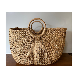 Tissés à la main De Paille Fourre-Tout Fait Avec Durable Écologique Herbiers - Product Image 6