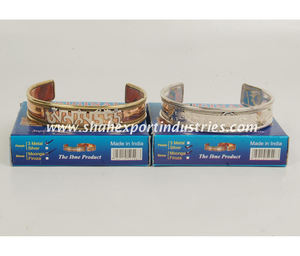 Pulsera de Joyería Masculina Hecha a Mano con Mantra Om Namah Shivaya, Chapada en Oro Coral, Amuleto Religioso de la Suerte, Regalo Moderno Indio - Product Image 6