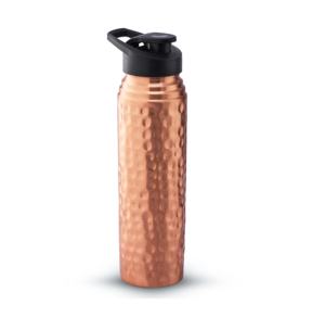 Free Sample Copper <b>Water</b> <b>Bottle</b> India Manufacturer Wholesaler Regular Sipper Hammered Pure <b>Water</b> Drinking Boiling <b>Water</b> - Product Image 1