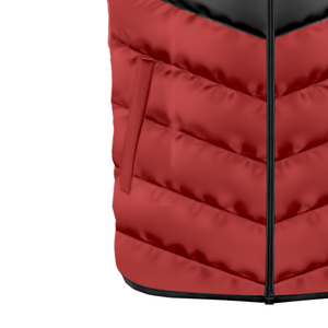 Chaqueta acolchada sin mangas de alta calidad para hombre 100% poliéster acolchado lavable invierno a prueba de viento Casual luz característica tela tejida - Product Image 5